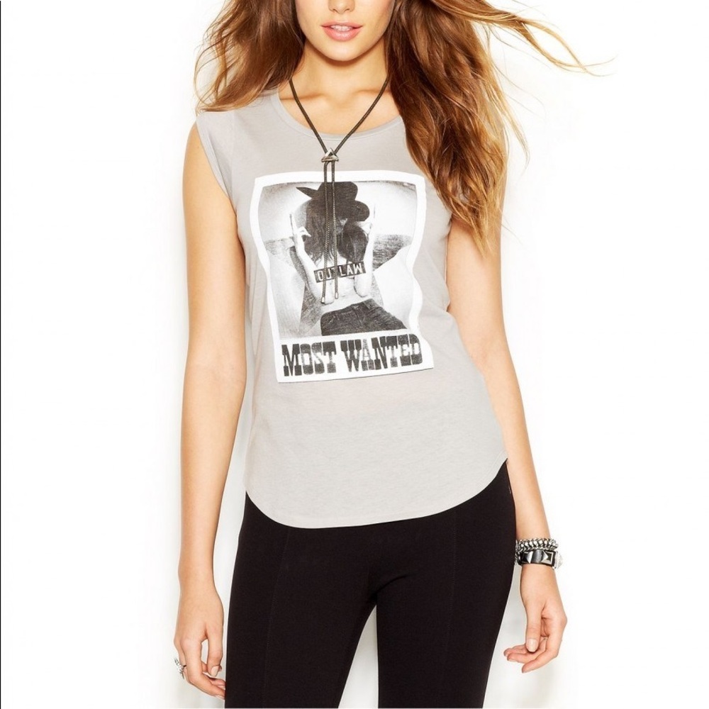 Guess Sleeveless Graphic tee size small
